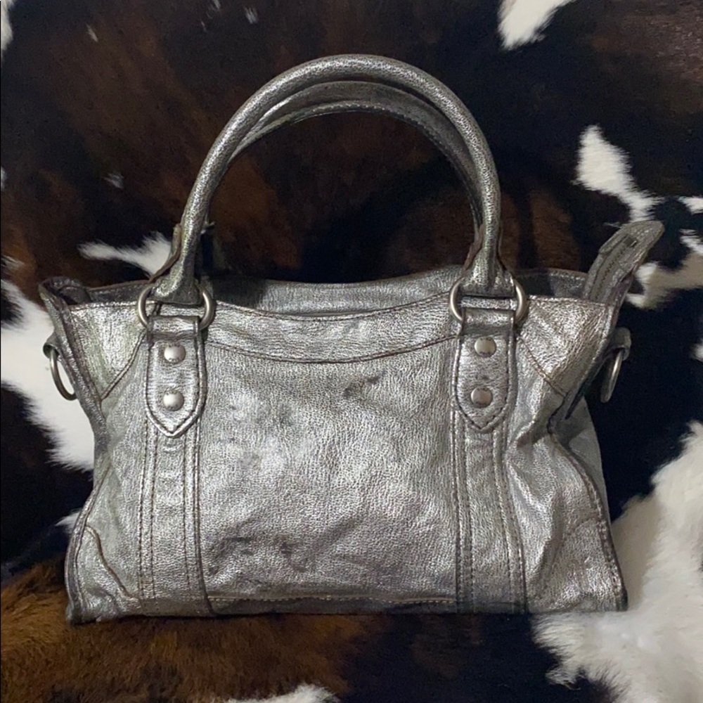 Frye purse rustic silver